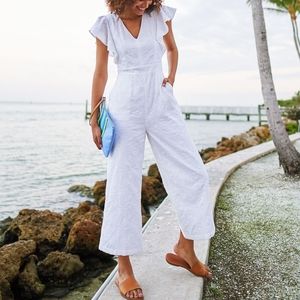 Vineyard Vines White Jumpsuit